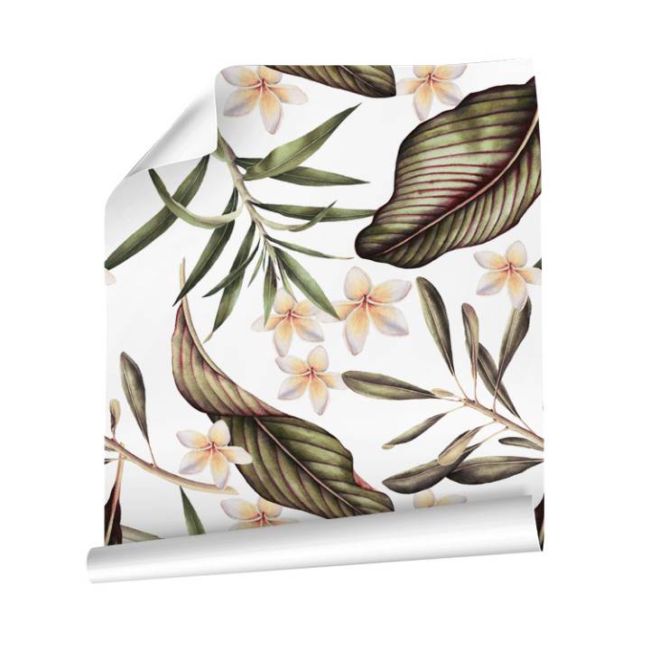 Papel pintado autoadhesivo textil: Tropical