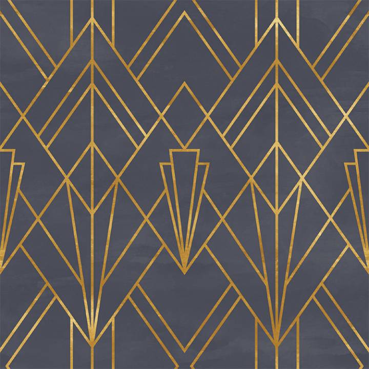 Papel de pared decorativo geométrico Luxury