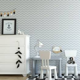 ZIGZAG AZUL papel pintado
