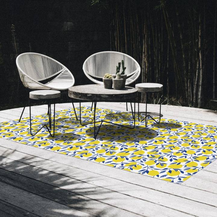 BLUE LEMON Alfombra vinílica