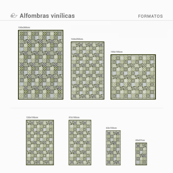TUJAR Alfombra vinílica