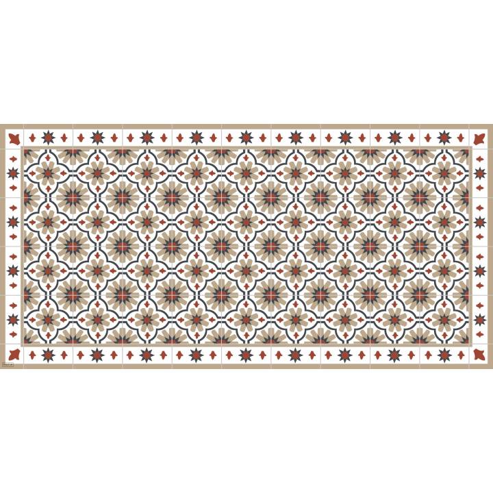 Alfombra vinílica margaritas