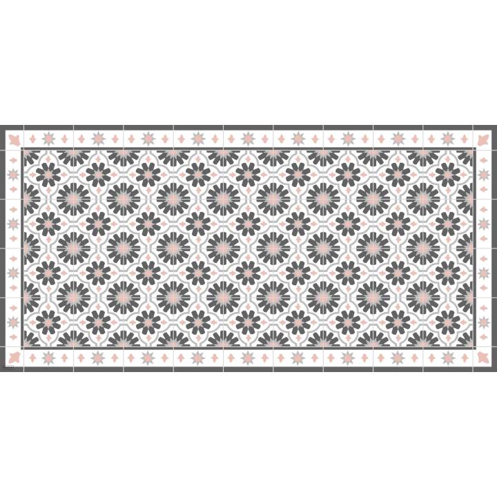 Alfombra vinílica margaritas