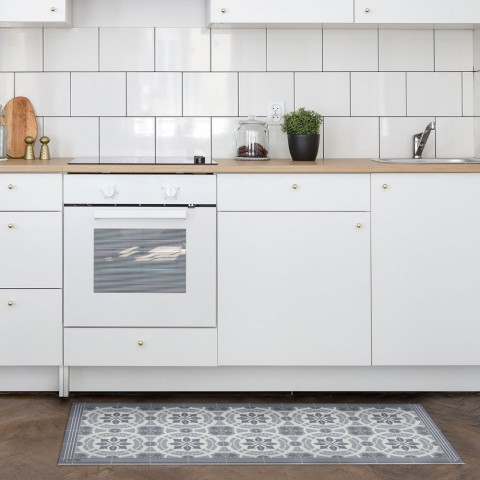 Alfombra vinílica de cocina de diseño - un toque elegante para tu espacio  culinario – Heikoa