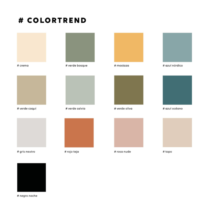 Vinilos lisos en variedad de colores